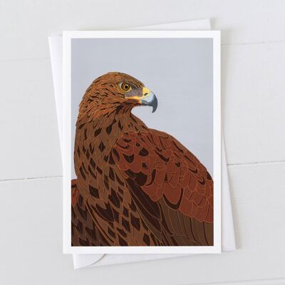 Tarjeta del arte del águila dorada