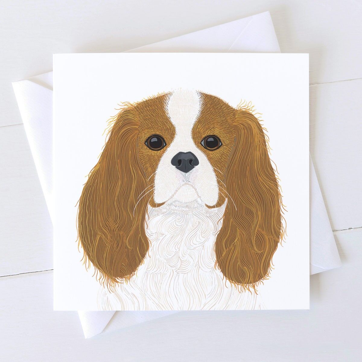 Carta artistica Cavalier King Charles Spaniel