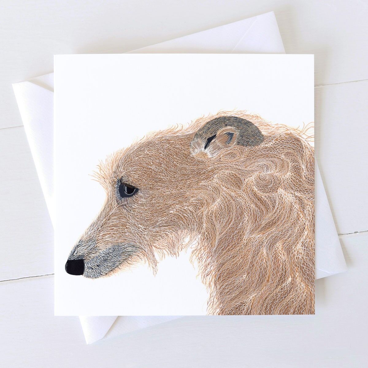 Lurcher Art Card