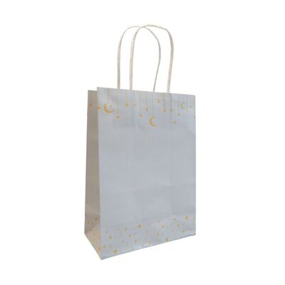 Moon & Stars Treat Bags (10pz) - Grigio