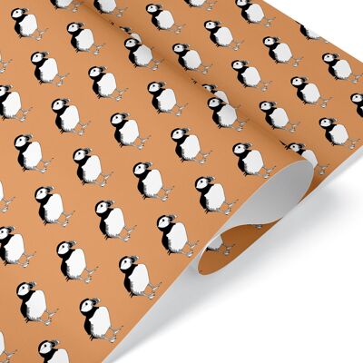 Puffin Gift Wrap - Two Sheet Pack