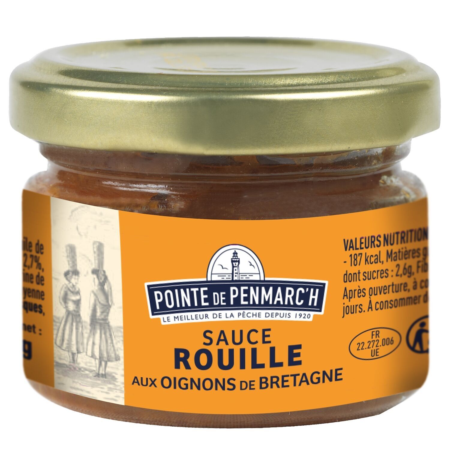 salsa rouille con cipolle rosa della Bretagna