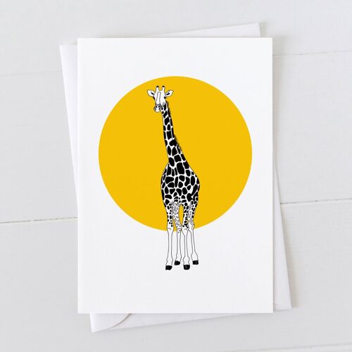 Giraffe Spot Card