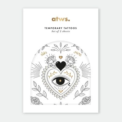 Amore - Set di tatuaggi