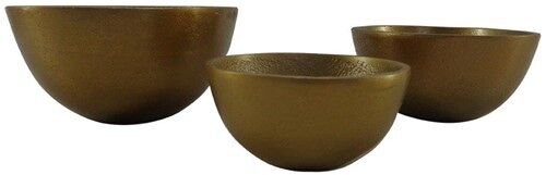Bowls Set of 3 - Gold - Zanzibar
