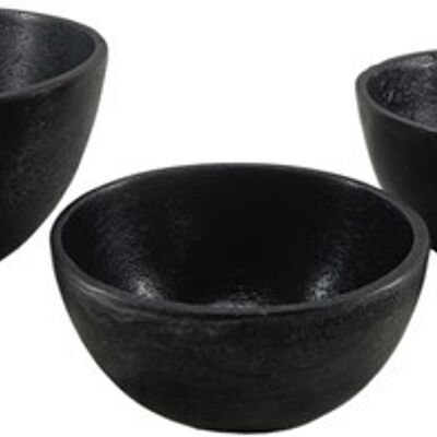 Bowls Set of 3 - Grey Felt - Zanzibar