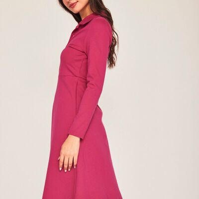 Robe Courte ROBIN FUCHSIA