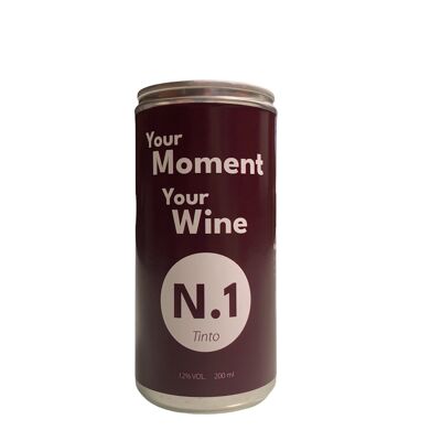 Young Red Wine in 200 ml can