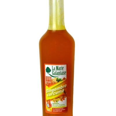 Sirop Artisanal de Gingembre et Curcuma - LA MARIE GALANTAISE 75 cl cl