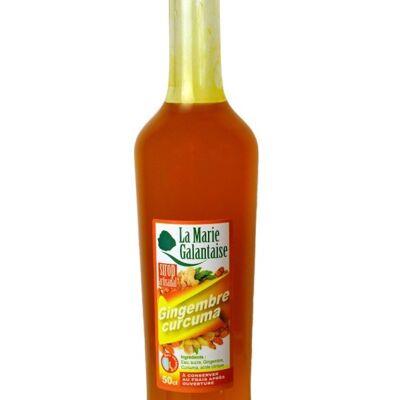 Ginger and Turmeric Syrup - LA MARIE GALANTAISE 75 cl cl