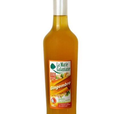 Artisanal Ginger Syrup - LA MARIE GALANTAISE 50 cl