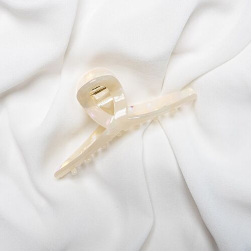 Twist Hair Claw Clip - Beige