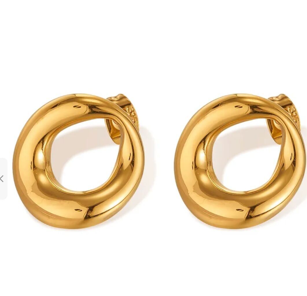 Earrings Mia gold plated
