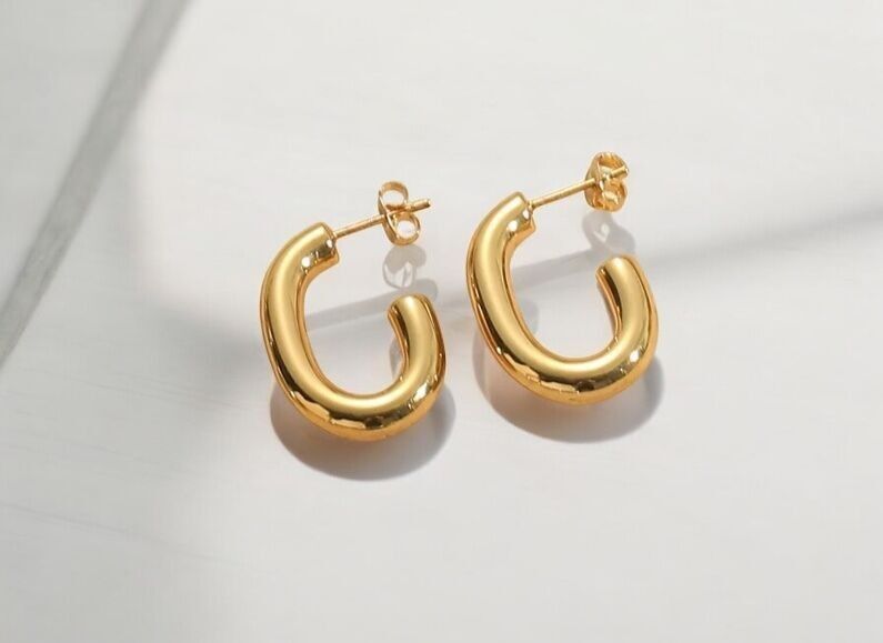 Earrings Cassie gold plated