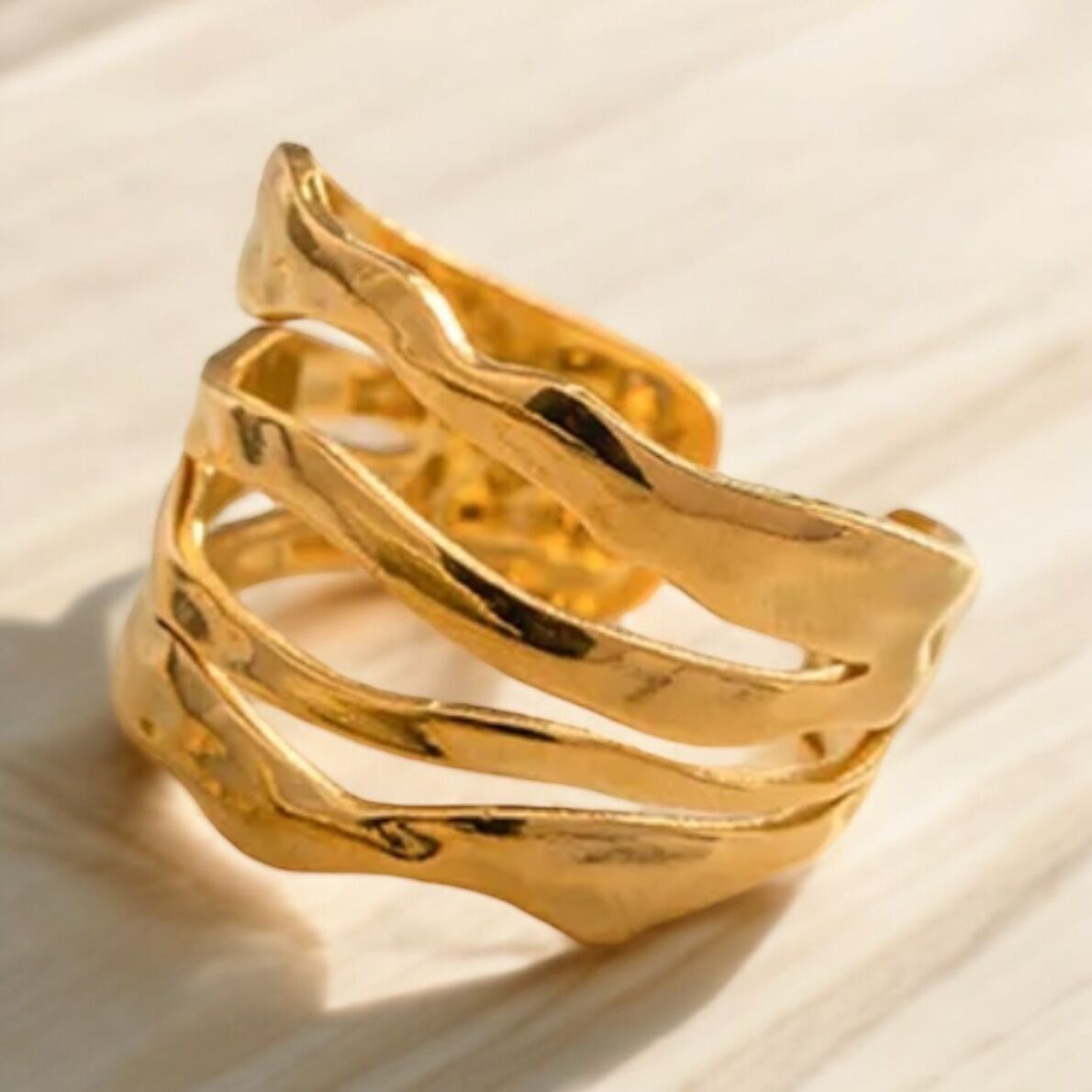 Ring Lydia gold plated