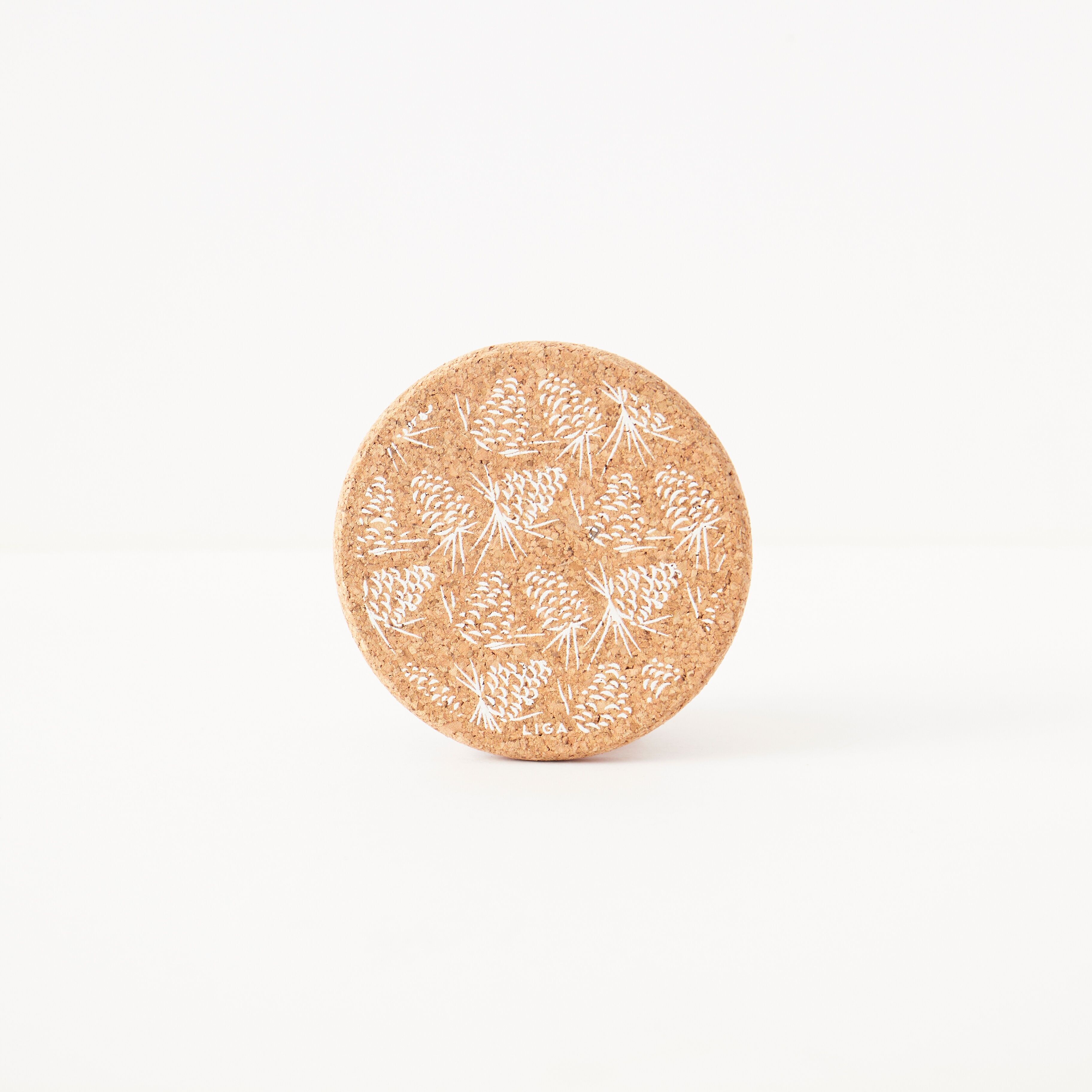 Öko-Korkuntersetzer Tannenzapfen | Nachhaltige Haushaltswaren & Geschenke