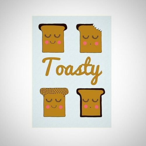 Toasty A4 Print
