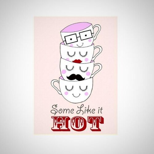 Hot Tea A4 Print