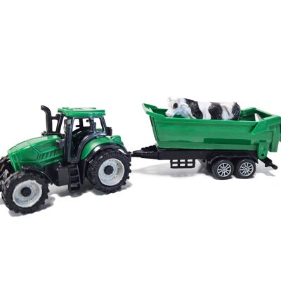 Kids toys - Farm Series tractor with dump truck and animal figure