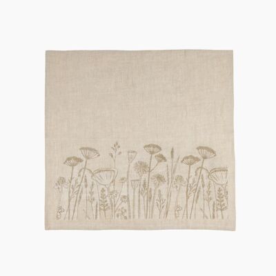 Organic Linen Napkin Set - Flower | Natural Sustainable Home
