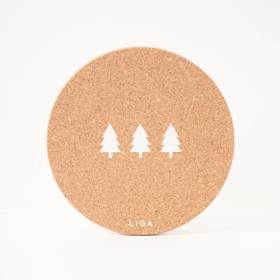 Eco Cork Placemat Mini Trees | Sustainable Homeware & Gift