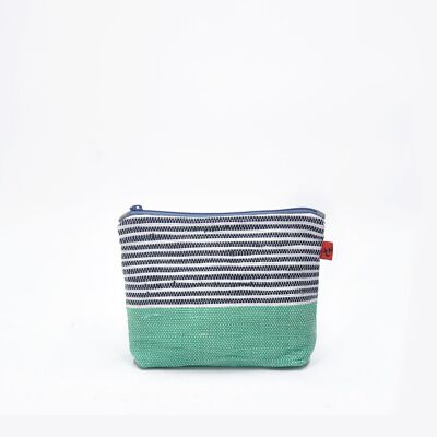Borsa da viaggio con cerniera a scomparto singolo verde
