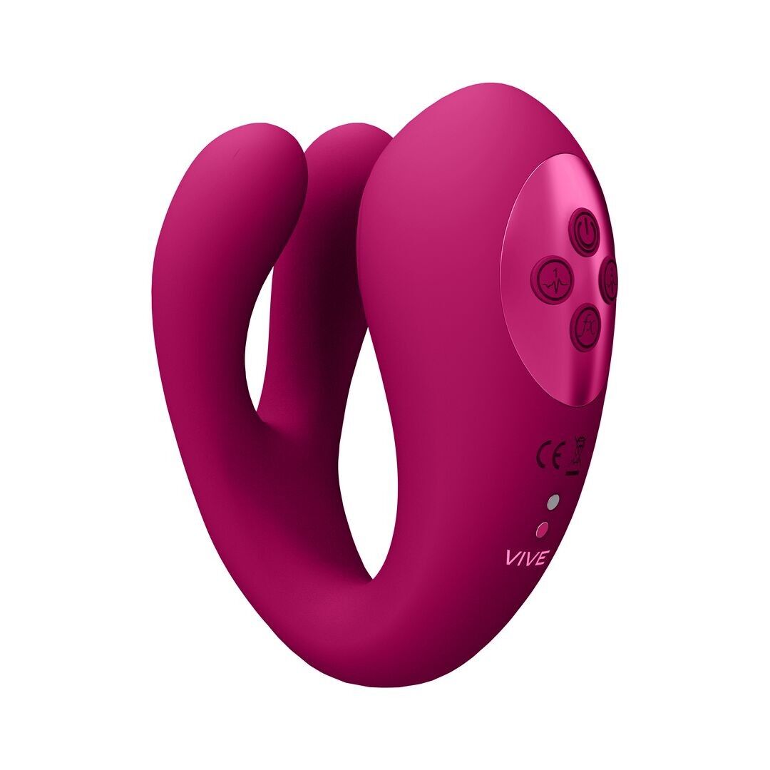 VIVE by Shots – Yoko – Dreifach-Vibrator mit Doppelspitzen und Vibrationswelle …
