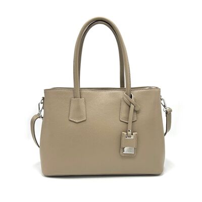 Sac à bandoulière en cuir véritable, Made in Italy, art.112549