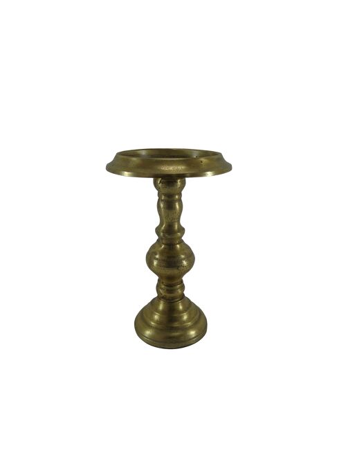 Candle Holder - Brass Antique - Gold - Miranda