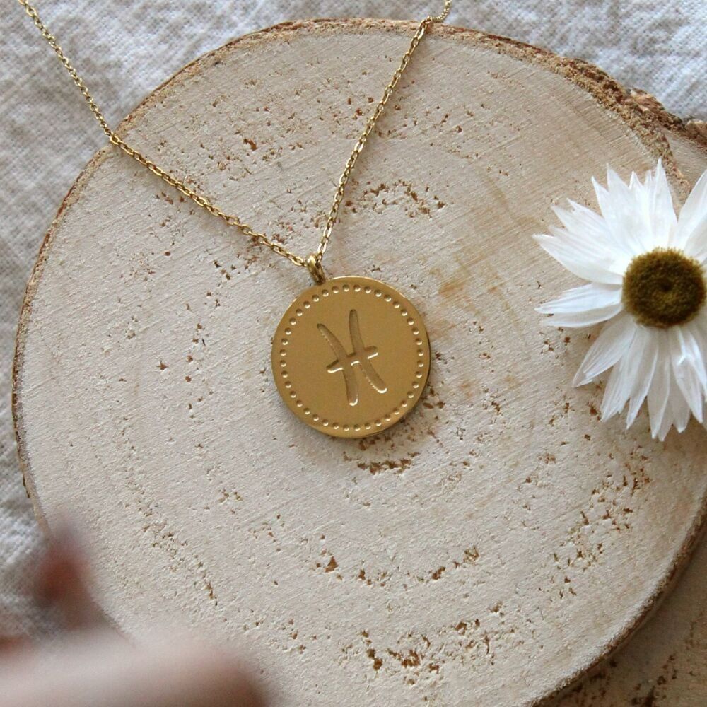 Fische Sternzeichen Halskette