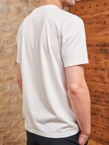 T-shirt Paul coton GOTS blanc 2