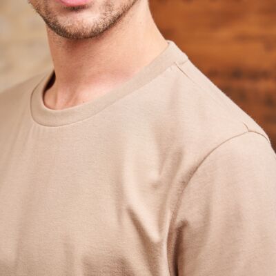 T-shirt Paul cotone GOTS beige