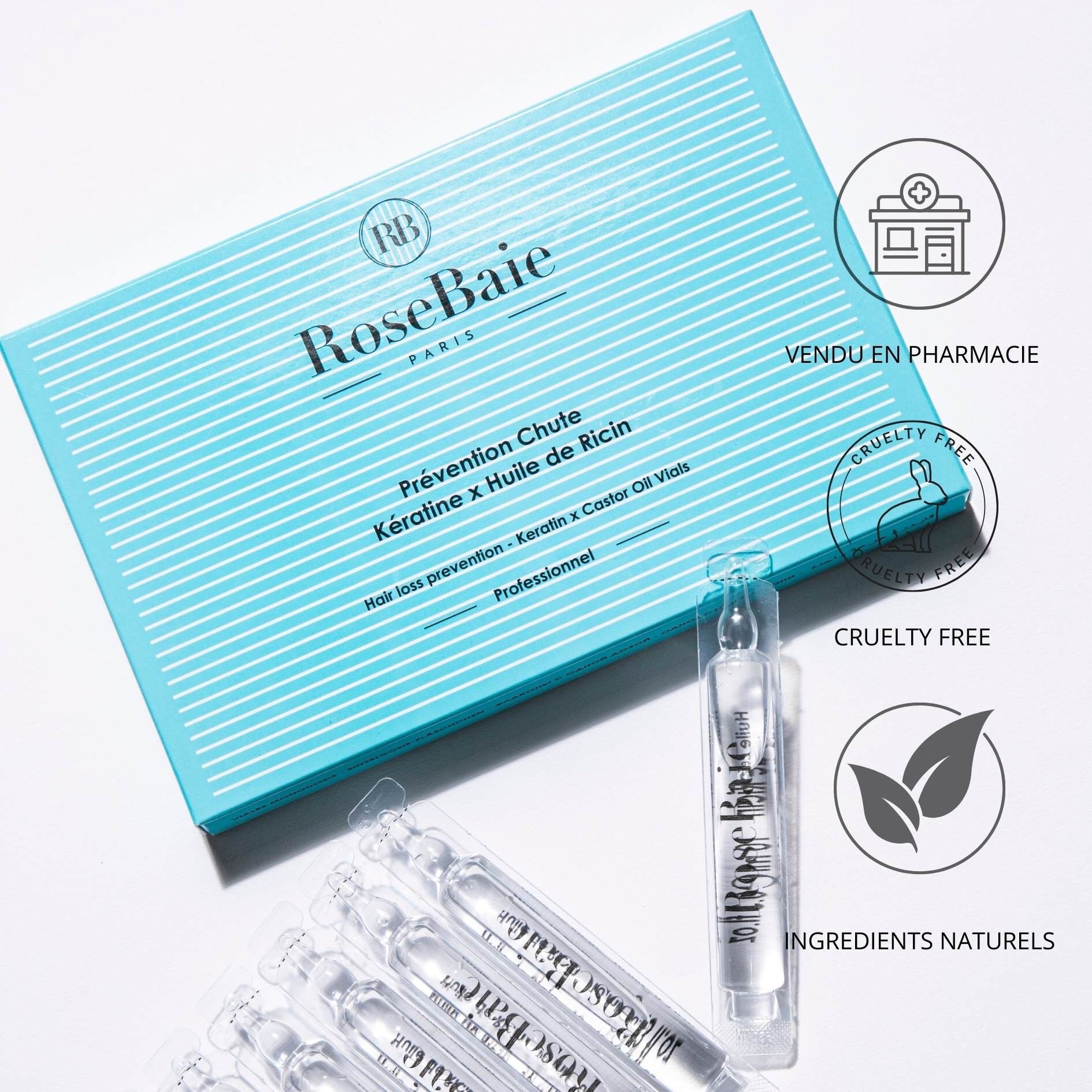 Prévention Chute Kératine x huile de ricin