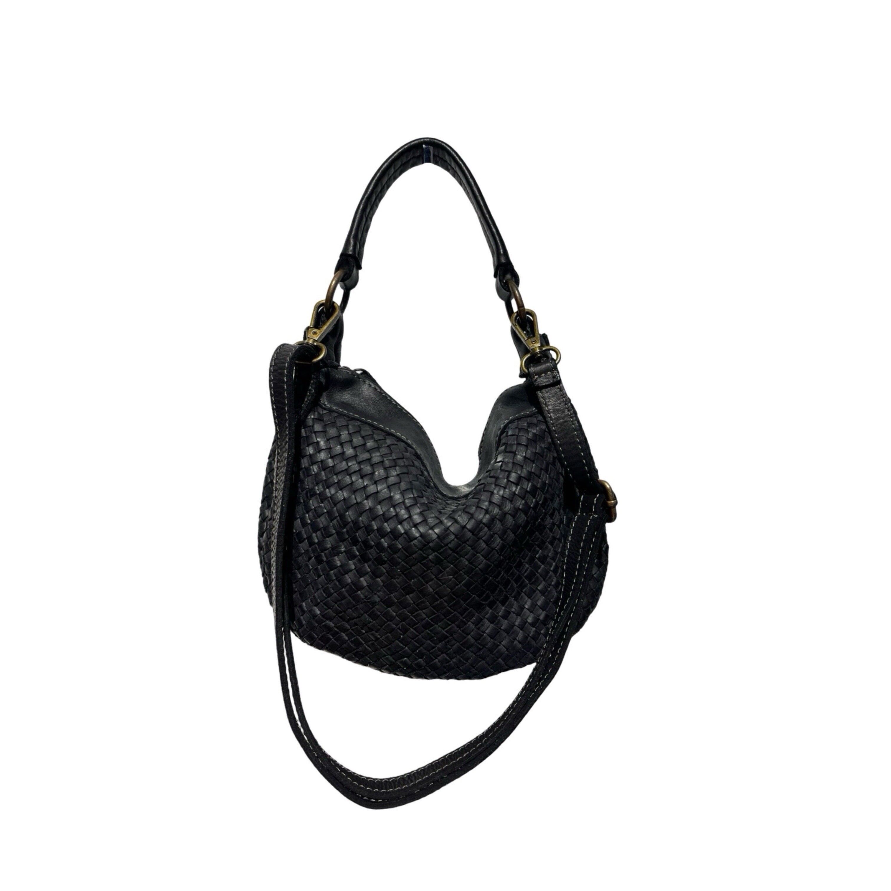 BORSA A MANO IN PELLE LAVATA NAIARA