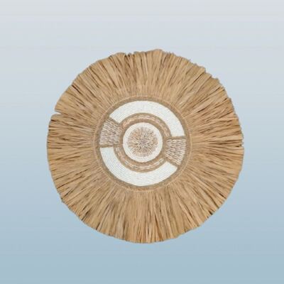 Appendino da parete decorazione da parete erba decorazione perline conchiglia