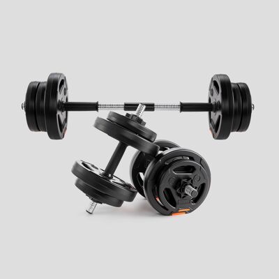 Juego completo de pesas de 15 kg