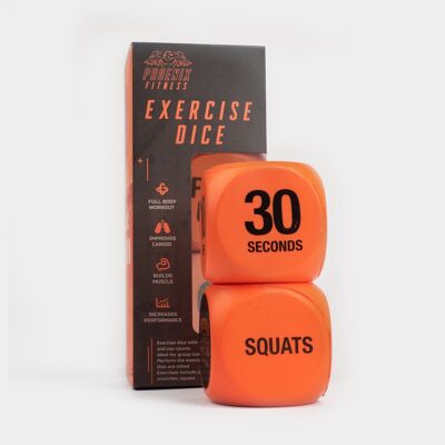 Fitness Routine Exercise Dice