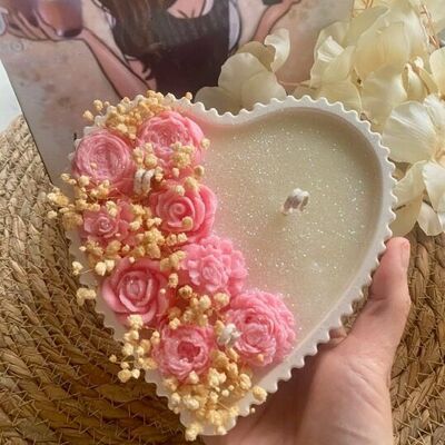 The pink candle