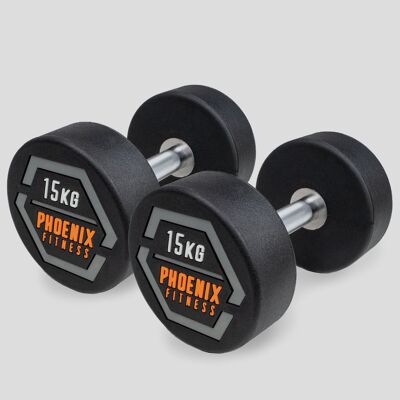 Pair 15kg dumbbell ry1412-qty2