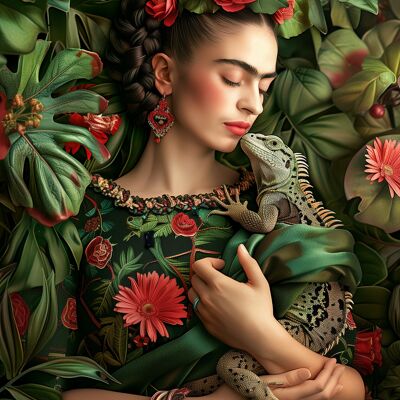 Frida Kahlo: Lucertola | Fripperie di carte