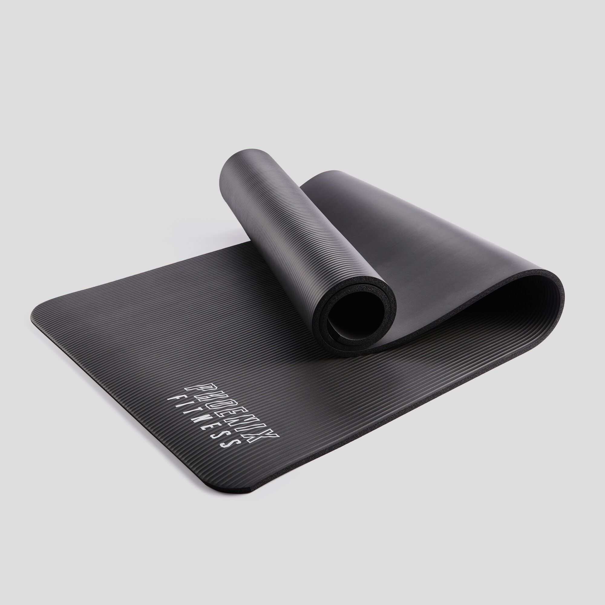 NBR Fitness Mat  Black