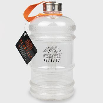 Bouteille d'eau d'hydratation 2L Drinks transparente 10