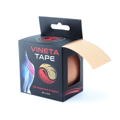 VINETAMED - Vineta Tape with magnesium/ginger, skin-colored