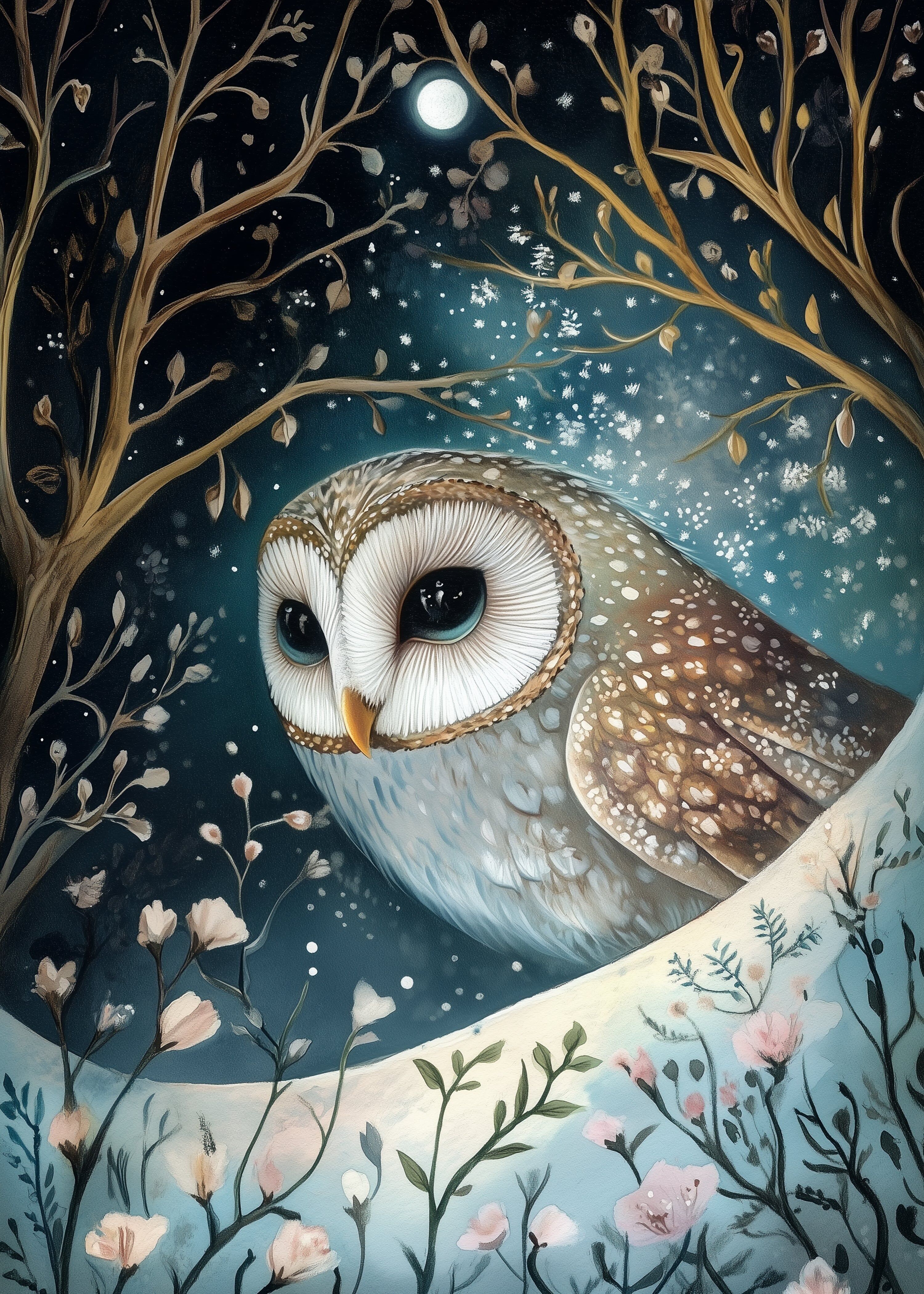 Imbolc Magic: Eule | Kartenfirlefanz