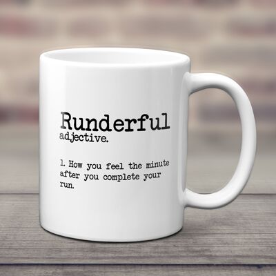 Taza Diccionario Runderful Running