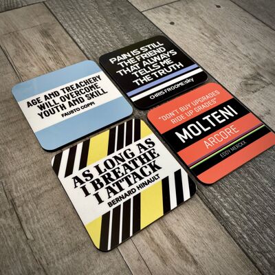 Classic Race Edition Cycling Coaster Set