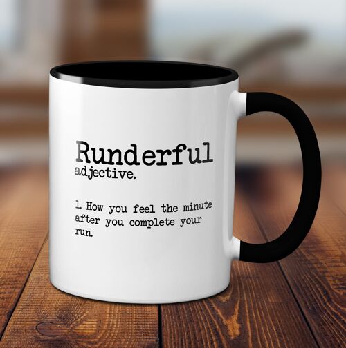 Runderful Dictionary Definition Running Mug
