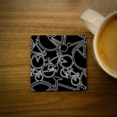 GLOW BIKES DRINK COASTER