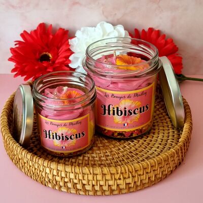 Hibiscus gourmet candle