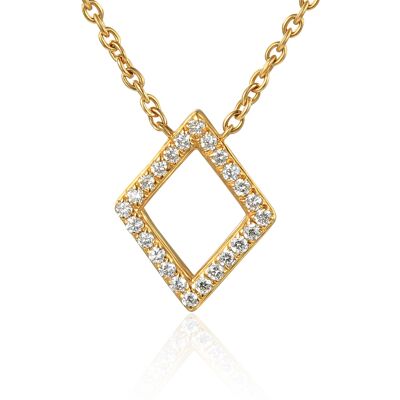 Diamond Square Pendant